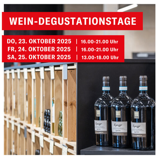 Wein-Degustations-Tage im Abholmarkt