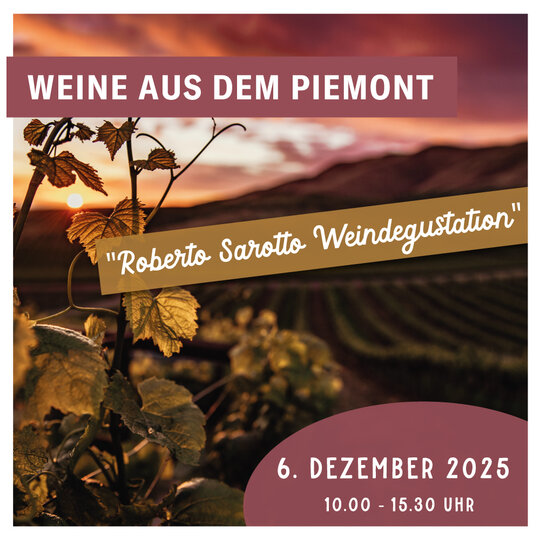 Weindegustation «Roberto Sarotto» (Piemont)