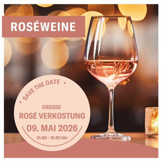 Grosse Weindegustation: Roséweine