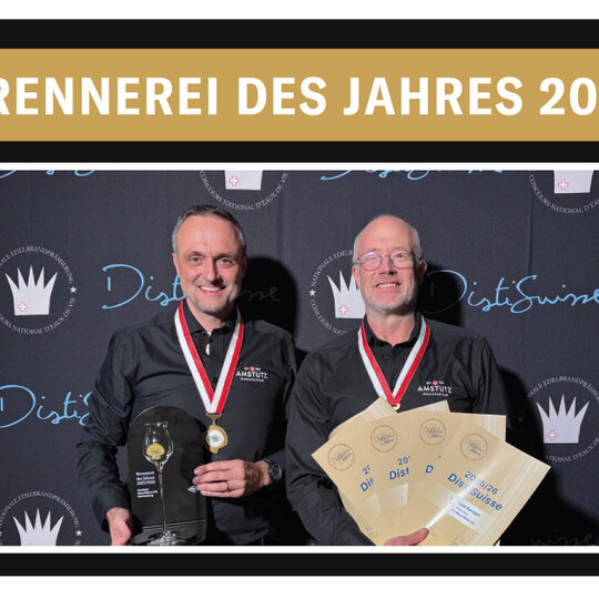 Amstutz Manufaktur ist die Schweizer «Brennerei des Jahres»