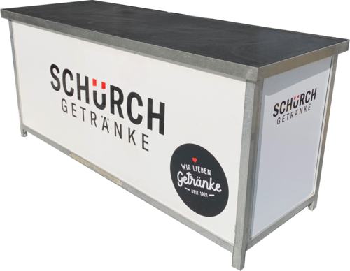 Miete Büffettheke Schürch 2 m