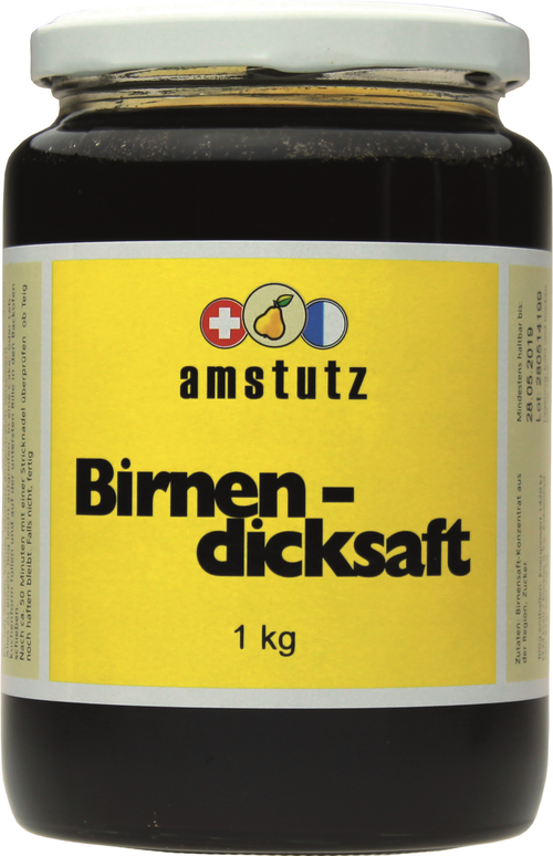 Amstutz Birnendicksaft 
Glas EW L: ______________
