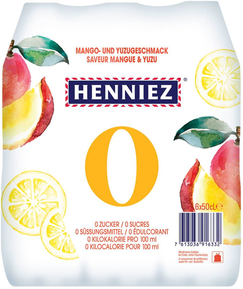 HENNIEZ 0Kcal Mangue-Yuzu *