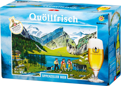 Appenzeller Quöllfrisch hell
Carton 10er
