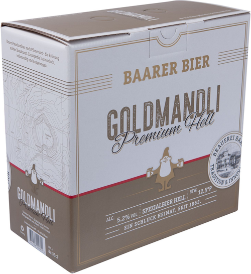 Baarer Goldmandli Premium hell *
Spezialbier