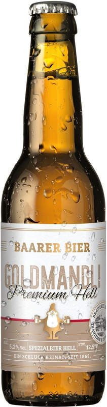 Baarer Goldmandli Premium hell *
Spezialbier