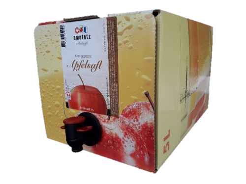 Apfelsaft pasteurisiert
Bag in Box 5 Liter