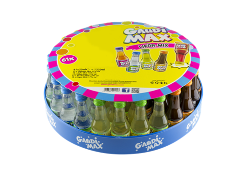 Gaudi Max, Mix-Tablett, Apfel, Pflaume, Whisky-Sahne, Feige