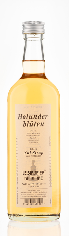Holunderblüten Sirup 
Le Sirupier de Berne
