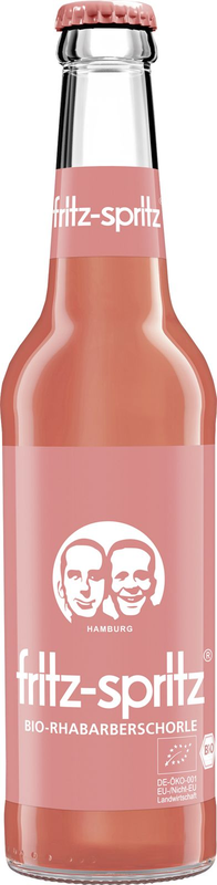Fritz Spritz 
Bio Rhabarbersaft Schorle