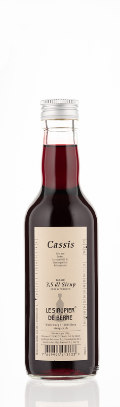 Cassis Sirup 
Le Sirupier de Berne *