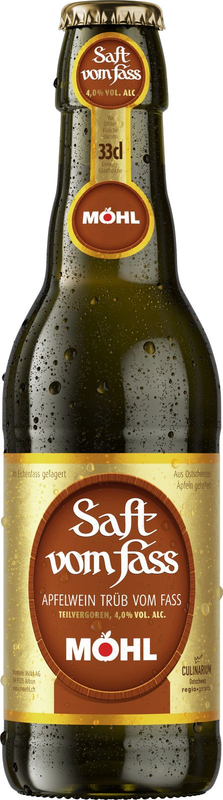 Möhl Saft
vom Fass trüb 8-Pack 