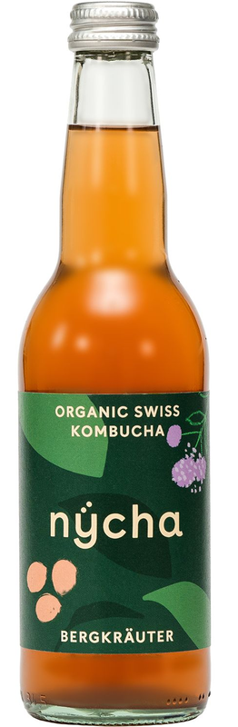 NYCHA Kombucha Bergkräuter 
Kann Restalkohol enthalten 0.6%