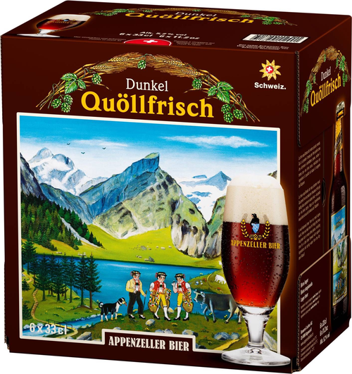 Appenzeller Quöllfrisch dunkel 6er-Pack 