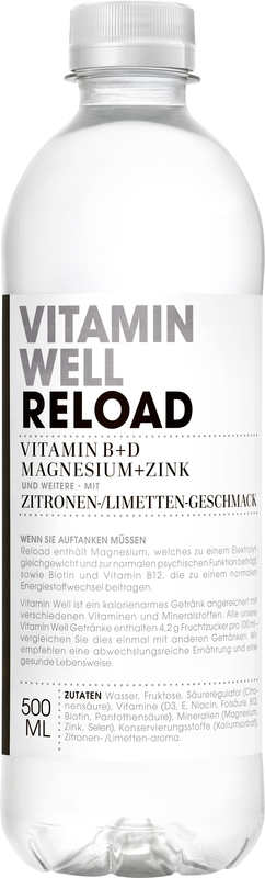 Vitamin Well Reload 
Zitronen-Limetten