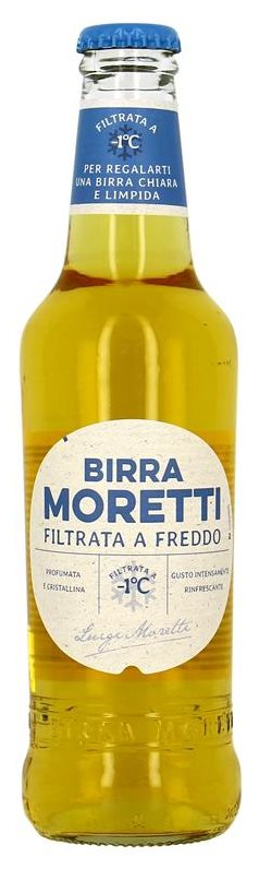 Birra Moretti Filtrata a freddo 