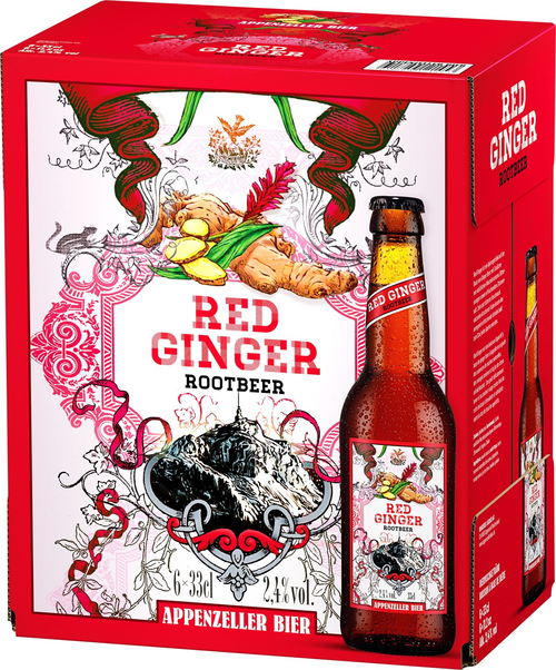 Appenzeller Bier Red Ginger Rootbeer 6er-Pack 