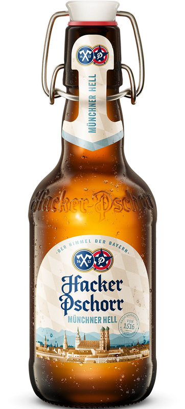 Hacker Pschorr Münchner
Hell Bügel 