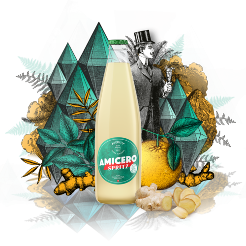 Amicero Spritz alkoholfrei
Ingwer-Orangen