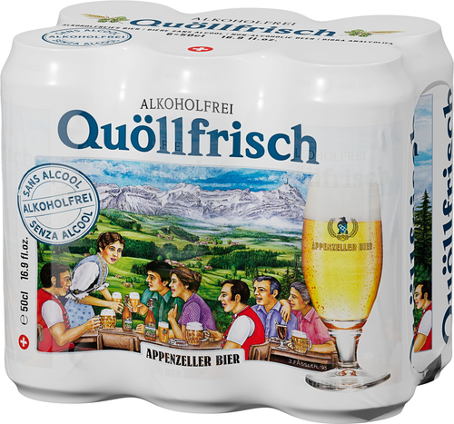 Appenzeller Quöllfrisch alkoholfrei Dosen 