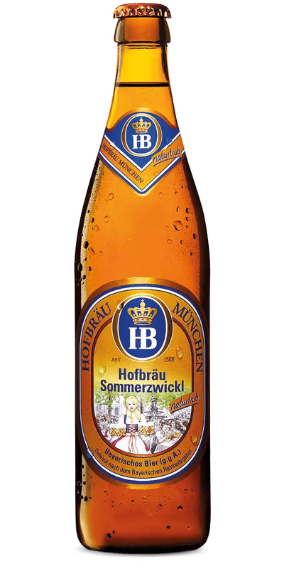 Hofbräu Münchnen
Sommerzwickl (Ende April - Ende Juli) *