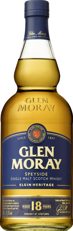 Glen Moray Elgin Heritage 18 Years
Speyside Single Malt Scotch Whisky