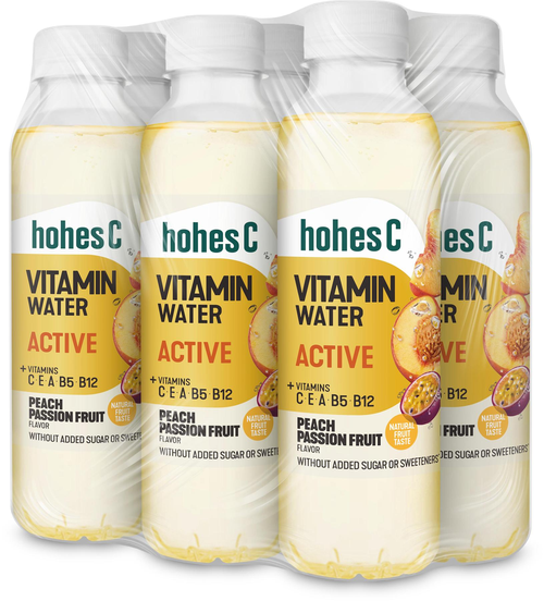 Hohes C Vitaminwater Active Pfirsch Maracuja *