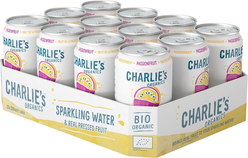 CHARLIE'S Organics BIO
Passionsfruit Soda Dosen *