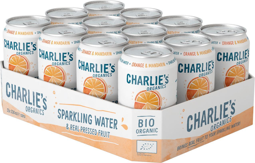 CHARLIE'S Organics BIO
Orange-Mandarin Soda Dosen *