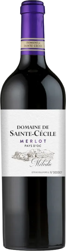 Merlot Mélodie IGP Pays d'Oc
Domaine Sainte Cécile *