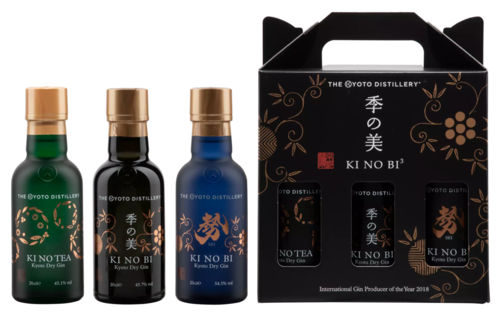 The Kyoto Distillery Giftbox KI NO THREE 
(Classic, Sei & Tea) Taste-Box