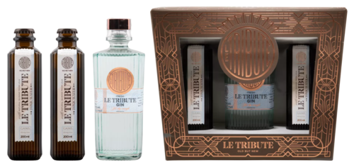 Le Tribute Geschenkpackung
mit 2 Tonic & Le Tribute Gin