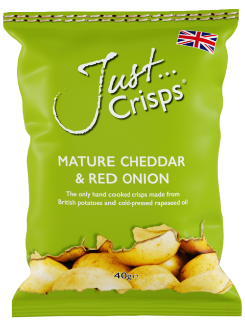 Just Crisps Mature Cheddar & Red Onion *