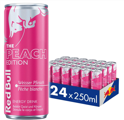 Red Bull The Peach Edition *
Weisser Pfirsich