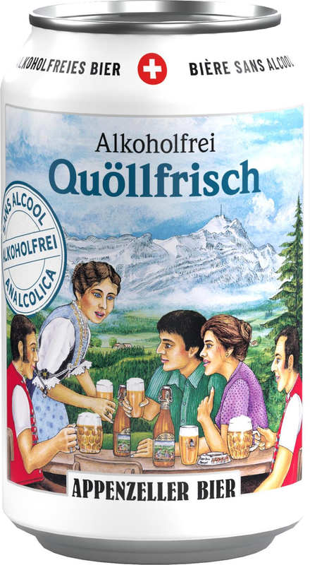 Appenzeller Quöllfrisch alkoholfrei Dosen