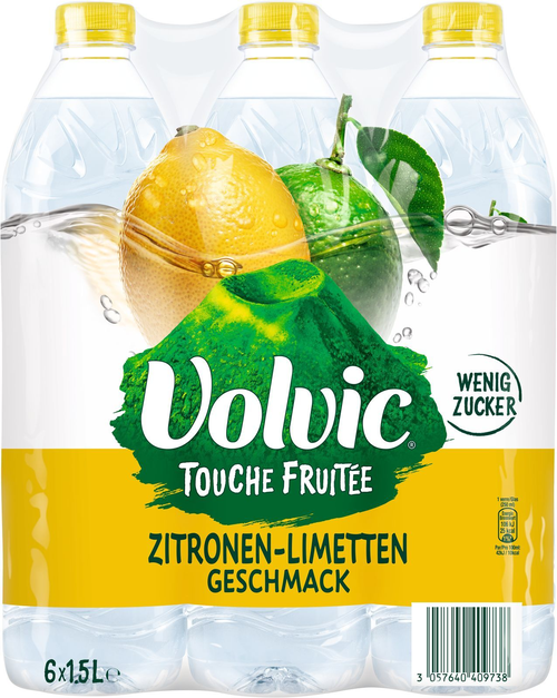 Volvic Zitrone-Limette Flasche *