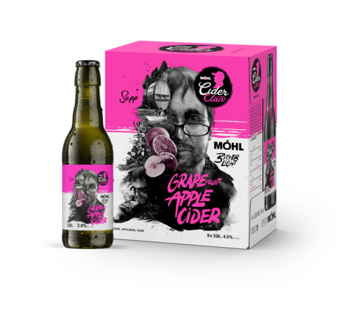 Möhl Grapefruit Apple Cider "Sepp" 6-Pack