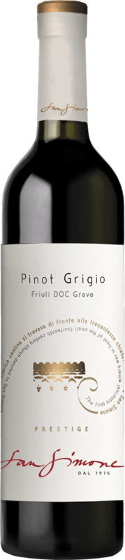 Pinot Grigio Friuli Grave DOC
"Prestige" Azienda San Simone