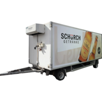 Kühlwagen 7000 380V 
- Kühlung: ° Celsius ________
- 1 Kabel 380 V
- 4 Zurrgurten SR 320-345/4m
--> Code Schlüsselbox: 2707