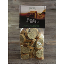 Apéro Knusperli Rosmarin 100g 
Feines aus Luzern * 